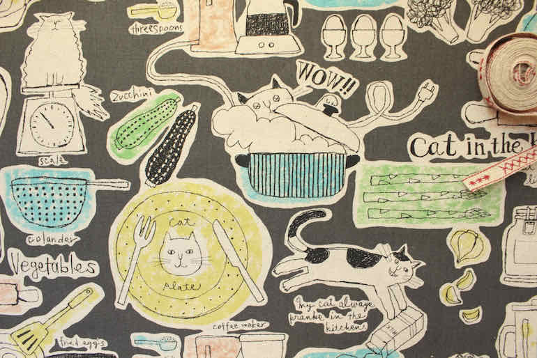 Jca 綿麻キッチンキャット